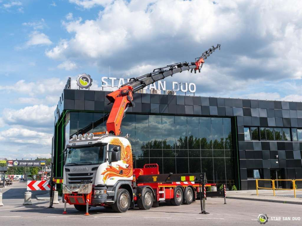Scania G450 8x2 PALFINGER PK 85002 Fly Jib Winch - Kranbil: bilde 3 Scania G450 8x2 PALFINGER PK 85002 Fly Jib Winch - Kranbil: bilde 3