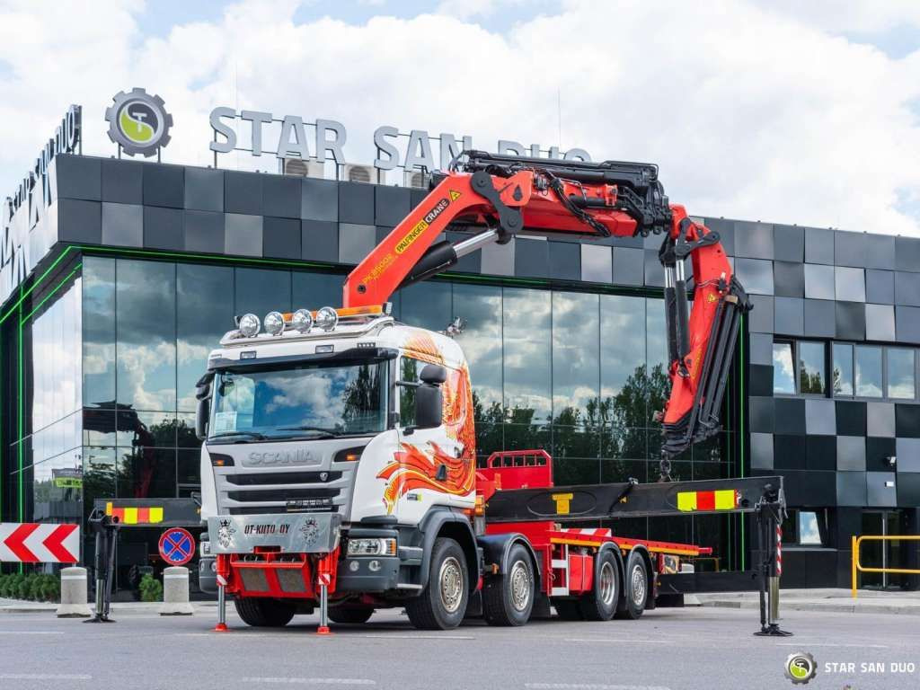 Scania G450 8x2 PALFINGER PK 85002 Fly Jib Winch - Kranbil: bilde 5 Scania G450 8x2 PALFINGER PK 85002 Fly Jib Winch - Kranbil: bilde 5