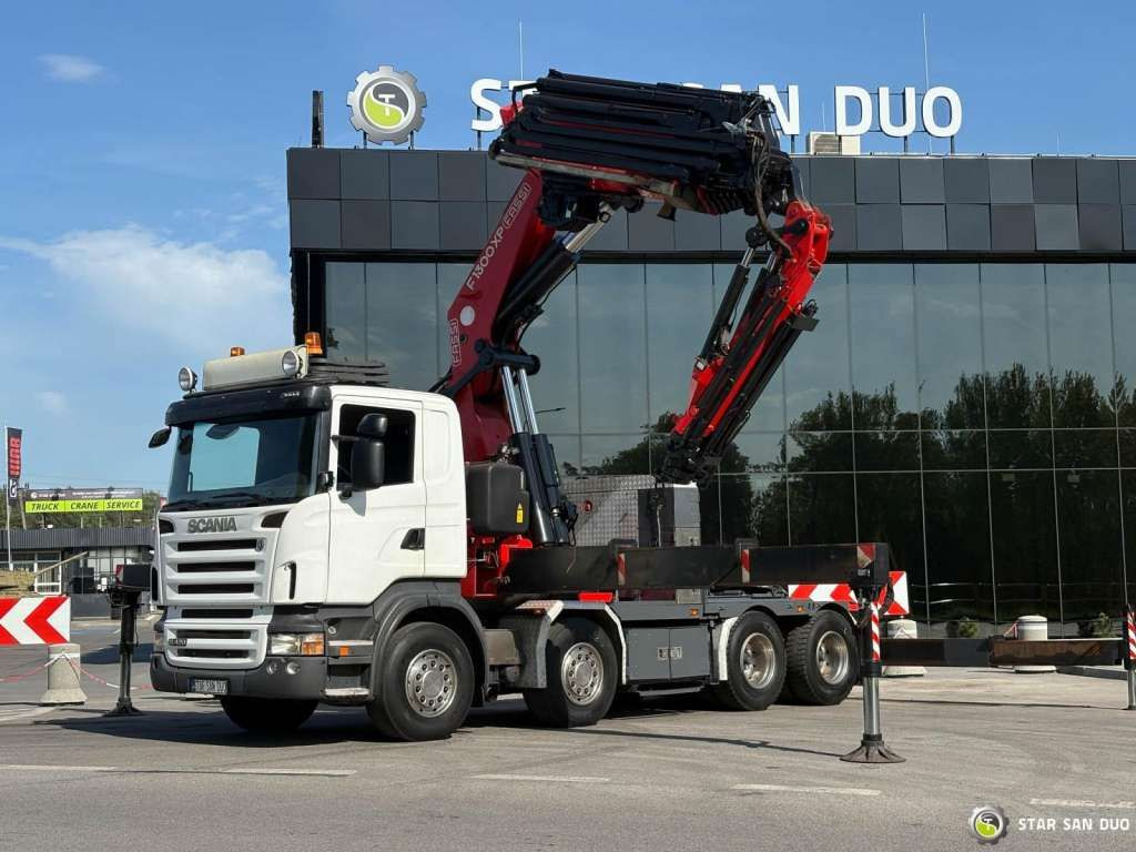 Scania R420 8x4 FASSI F1300 AXP Crane FLY JIB Euro 4 - Trekkvogn: bilde 4 Scania R420 8x4 FASSI F1300 AXP Crane FLY JIB Euro 4 - Trekkvogn: bilde 4