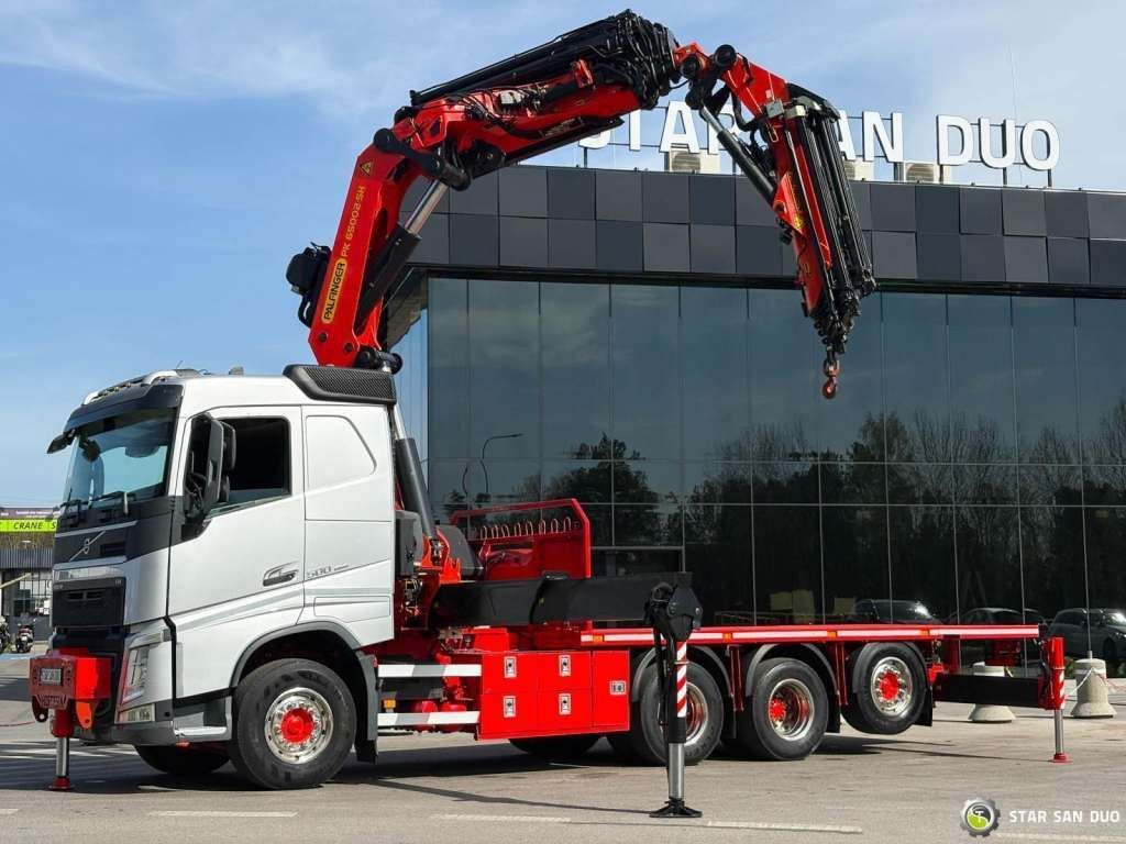 Volvo FH 500 8x4*4 PK65002 Fly JIB Crane 7456 h Winch - Kranbil: bilde 3 Volvo FH 500 8x4*4 PK65002 Fly JIB Crane 7456 h Winch - Kranbil: bilde 3