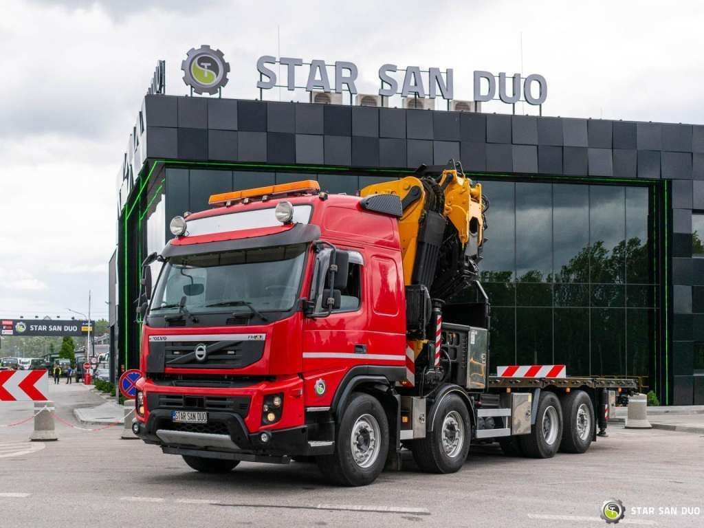 Volvo FMX 500 8x2 Effer 585 Fly Jib Winch Crane Kran - Kranbil: bilde 4 Volvo FMX 500 8x2 Effer 585 Fly Jib Winch Crane Kran - Kranbil: bilde 4