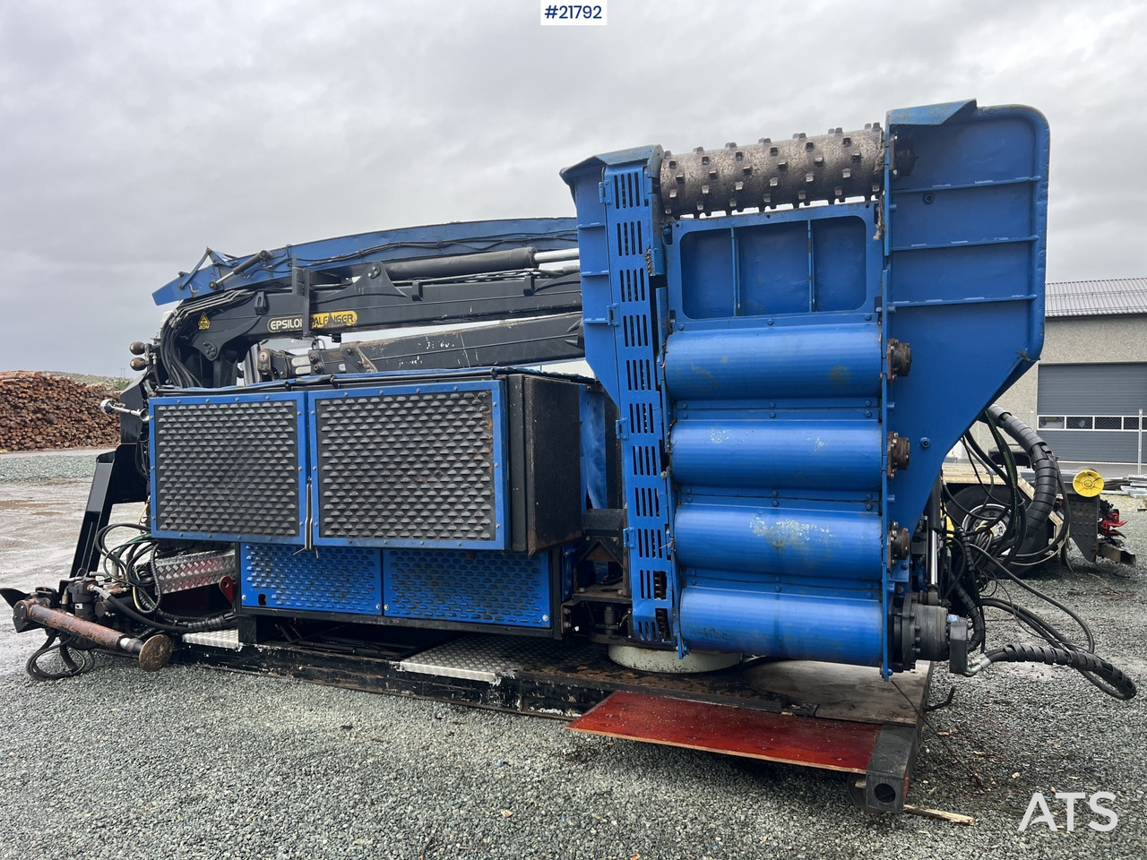 Bruks 806st Bio tre kverner m/ Epsilon palfinger m120l97 tømmerkrane - Flismaskin: bilde 4 Bruks 806st Bio tre kverner m/ Epsilon palfinger m120l97 tømmerkrane - Flismaskin: bilde 4