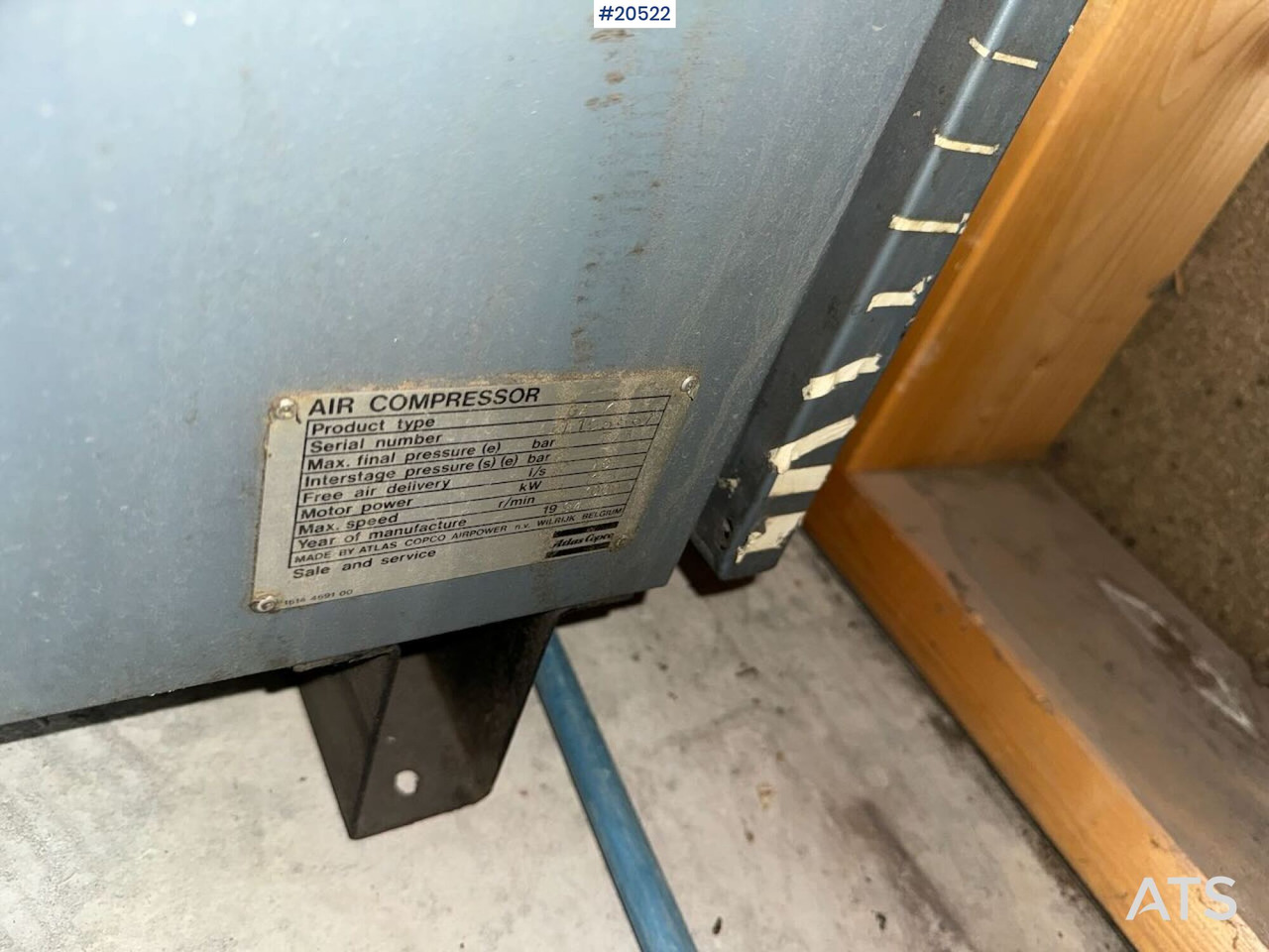 Atlas Copco GA7 - Bygg og anlegg: bilde 4 Atlas Copco GA7 - Bygg og anlegg: bilde 4