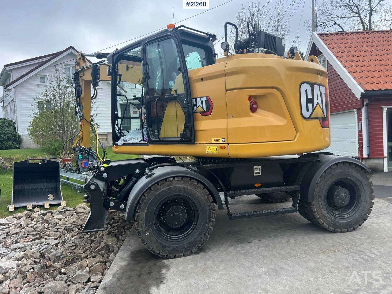 CAT M315 Hjulmaskin m/ graveskuffe, rotortilt, pusseskuffe - Hjulgraver: bilde 4 CAT M315 Hjulmaskin m/ graveskuffe, rotortilt, pusseskuffe - Hjulgraver: bilde 4