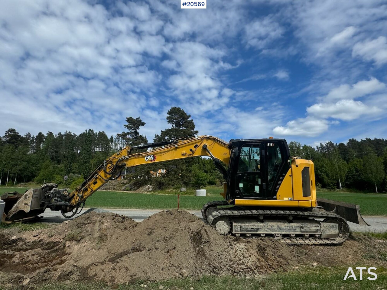 Caterpillar 315 Beltegraver m/ tilt og 2 skuffer - Gravemaskin: bilde 1 Caterpillar 315 Beltegraver m/ tilt og 2 skuffer - Gravemaskin: bilde 1