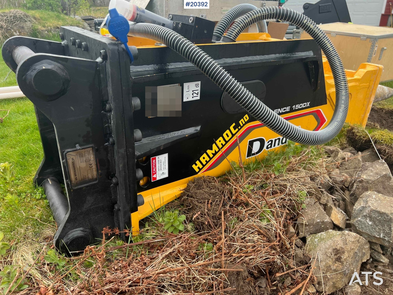 Danda D&A150DX pigg hammer (1231 kg ) m/ s60 feste - Hydraulisk hammer: bilde 4 Danda D&A150DX pigg hammer (1231 kg ) m/ s60 feste - Hydraulisk hammer: bilde 4