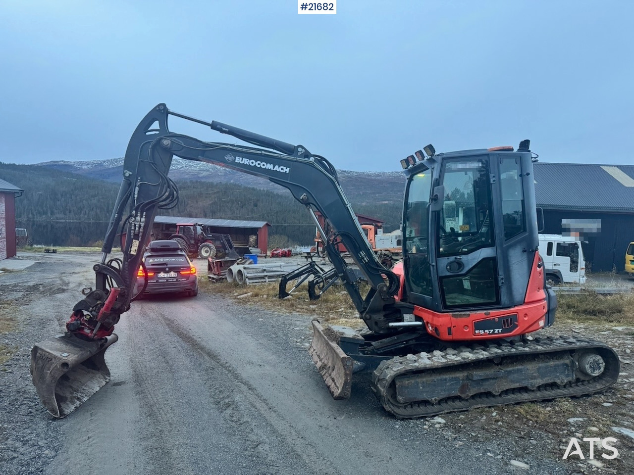 Euromach Eurocomach ES57 Beltegraver m/ Rototilt og 2 skuffer. 1920 timer. - Beltegraver: bilde 2 Euromach Eurocomach ES57 Beltegraver m/ Rototilt og 2 skuffer. 1920 timer. - Beltegraver: bilde 2