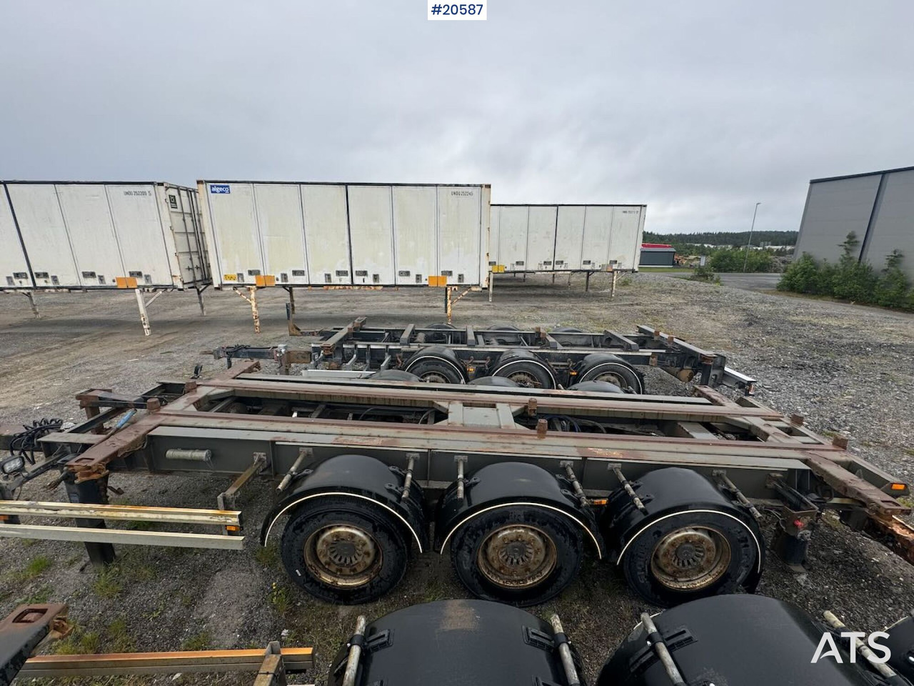 F.A.G containerkjerre - Container-transport/ Vekselflak tilhenger: bilde 2 F.A.G containerkjerre - Container-transport/ Vekselflak tilhenger: bilde 2
