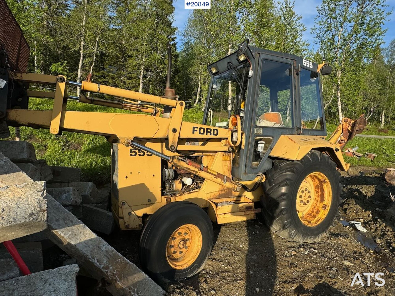 Ford 555 - Traktorgraver: bilde 2 Ford 555 - Traktorgraver: bilde 2