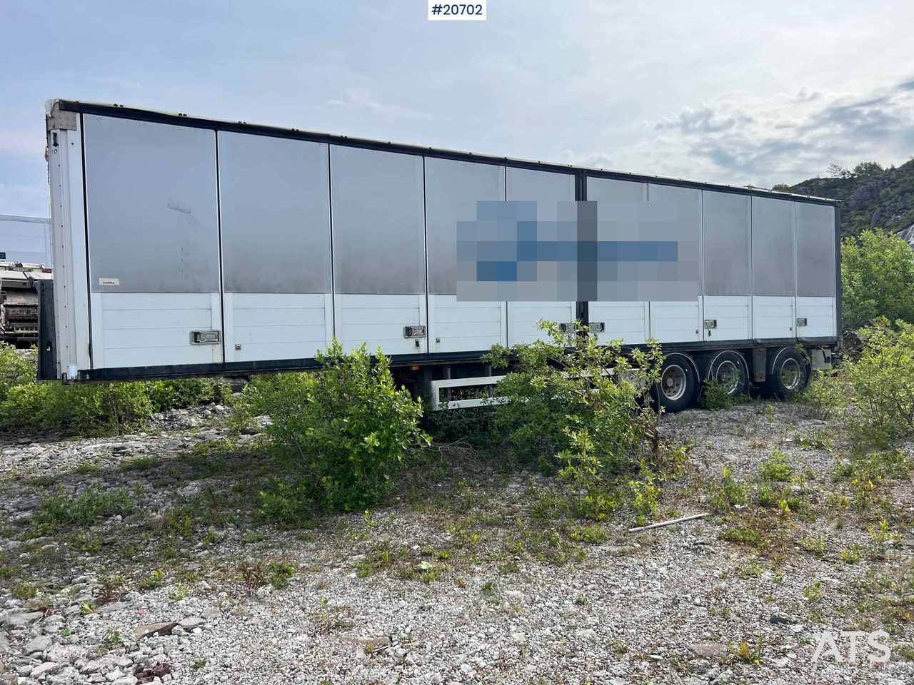 HRD 3 akslet kapelltralle rep.objekt m/ full sideåpning - Skapsemi: bilde 1 HRD 3 akslet kapelltralle rep.objekt m/ full sideåpning - Skapsemi: bilde 1