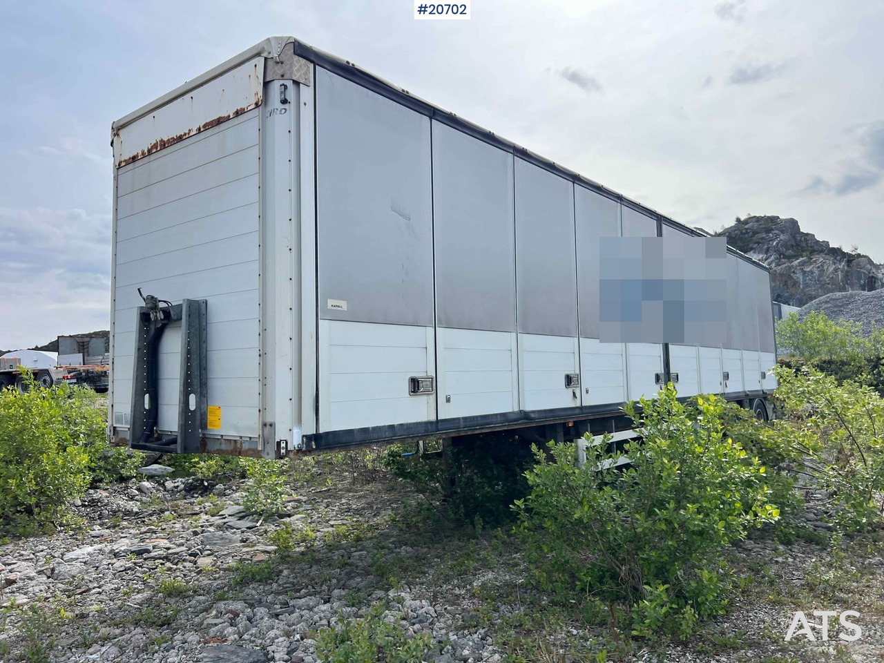 HRD 3 akslet kapelltralle rep.objekt m/ full sideåpning - Skapsemi: bilde 3 HRD 3 akslet kapelltralle rep.objekt m/ full sideåpning - Skapsemi: bilde 3