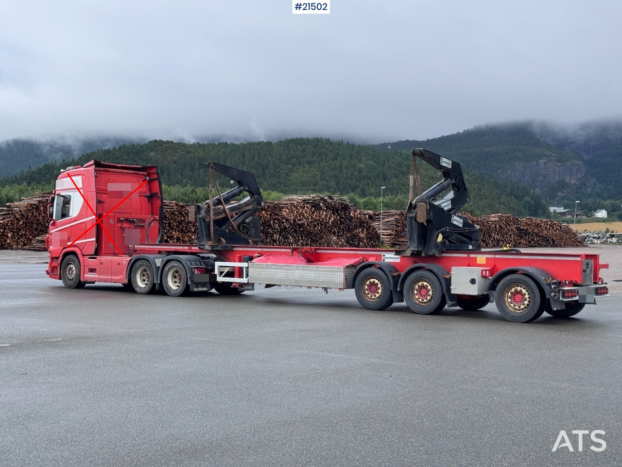 Hammar 195 S Sidelaster - Chassis semitrailer: bilde 4 Hammar 195 S Sidelaster - Chassis semitrailer: bilde 4