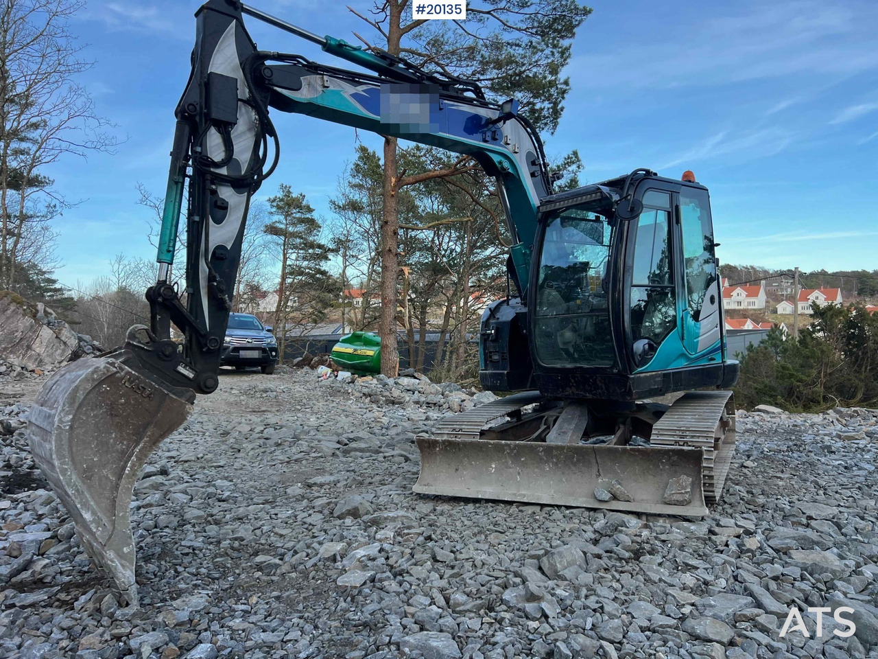 Hitachi zx85us-6 gravemaskin m/ graveskuffe, hydraulisk pusseskuffe, klype - Minigraver: bilde 3 Hitachi zx85us-6 gravemaskin m/ graveskuffe, hydraulisk pusseskuffe, klype - Minigraver: bilde 3