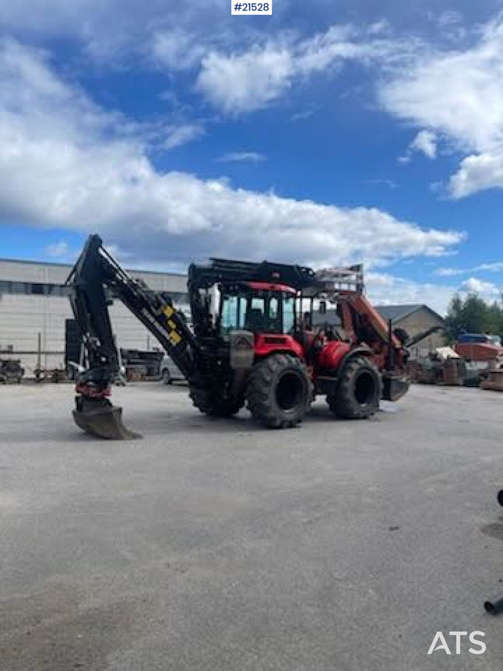 Huddig 1260C Traktorgraver m/ Palfinger kran, Lift, rototilt og skuffe - Traktorgraver: bilde 5 Huddig 1260C Traktorgraver m/ Palfinger kran, Lift, rototilt og skuffe - Traktorgraver: bilde 5