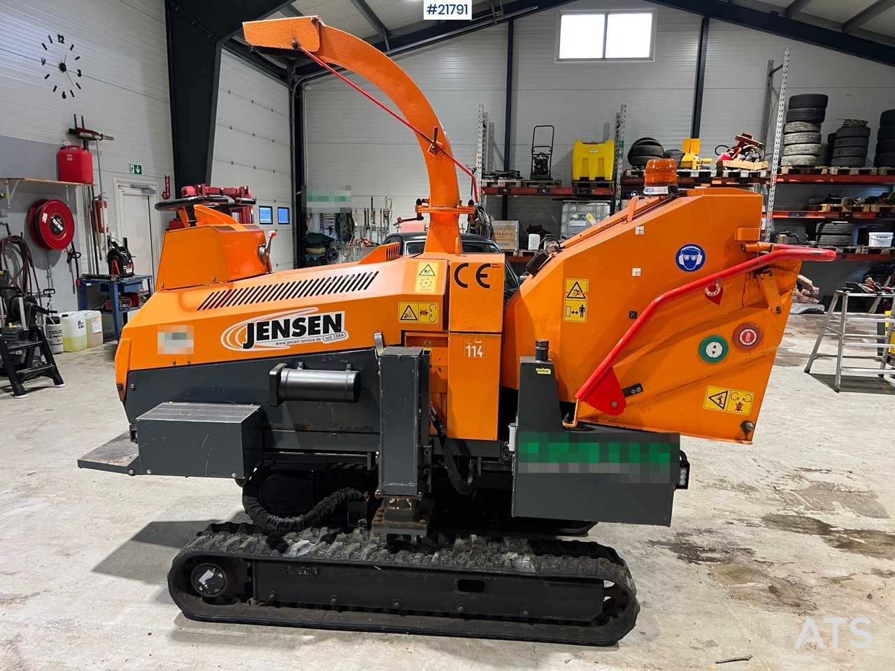 Jensen A540 spider flishogger m/hydraulisk hev og senk funksjon - Flismaskin: bilde 2 Jensen A540 spider flishogger m/hydraulisk hev og senk funksjon - Flismaskin: bilde 2