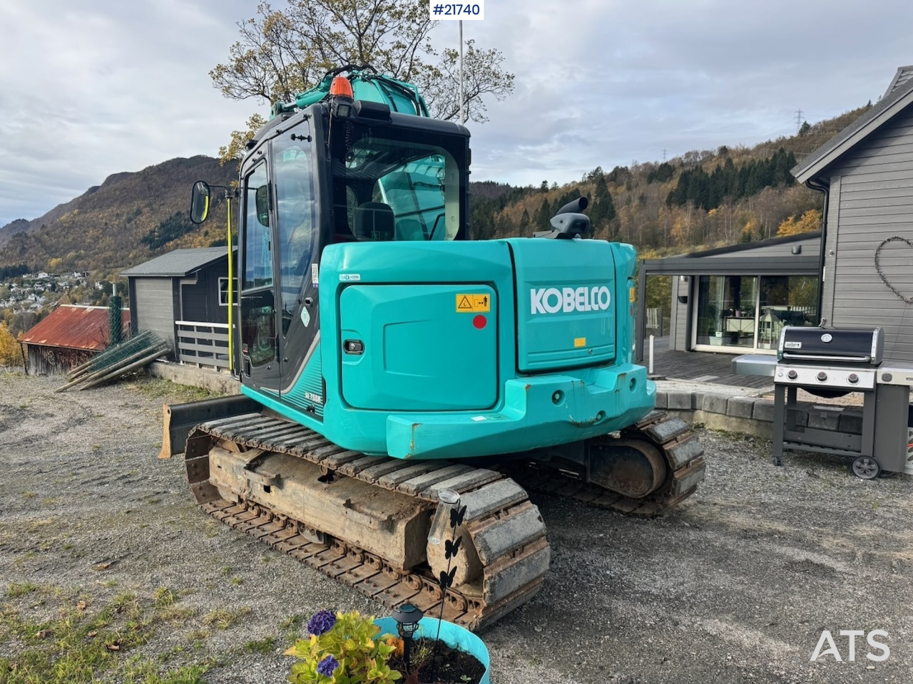 Kobelco 2018 Kobelco SK75SR-3E m/ Rototilt, 2 skuffer og Klype. 1850 timer! - Beltegraver: bilde 5 Kobelco 2018 Kobelco SK75SR-3E m/ Rototilt, 2 skuffer og Klype. 1850 timer! - Beltegraver: bilde 5