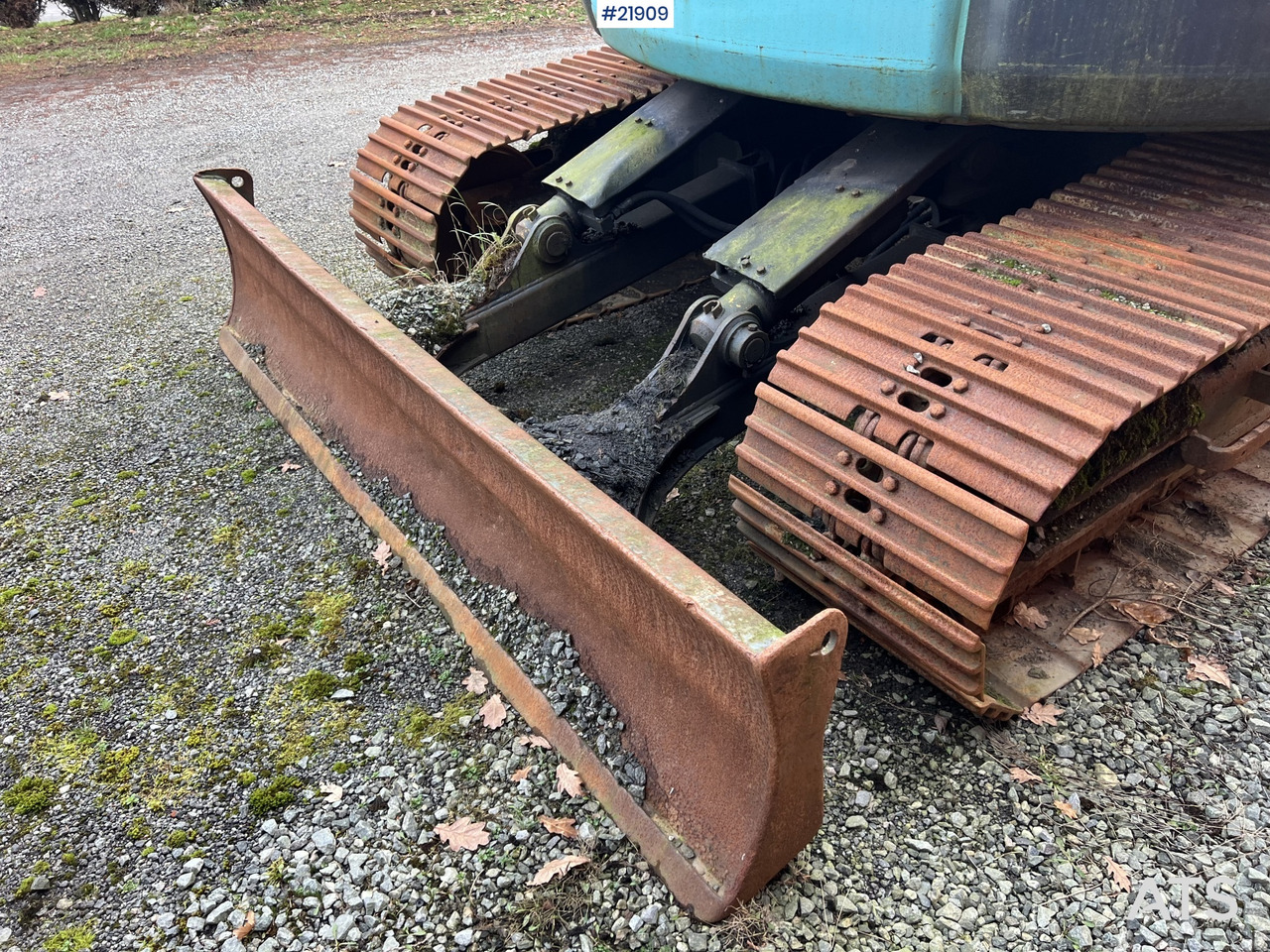 Beltegraver Kobelco sk135SRLC m/ pusseskuffe og graveskuffe: bilde 11