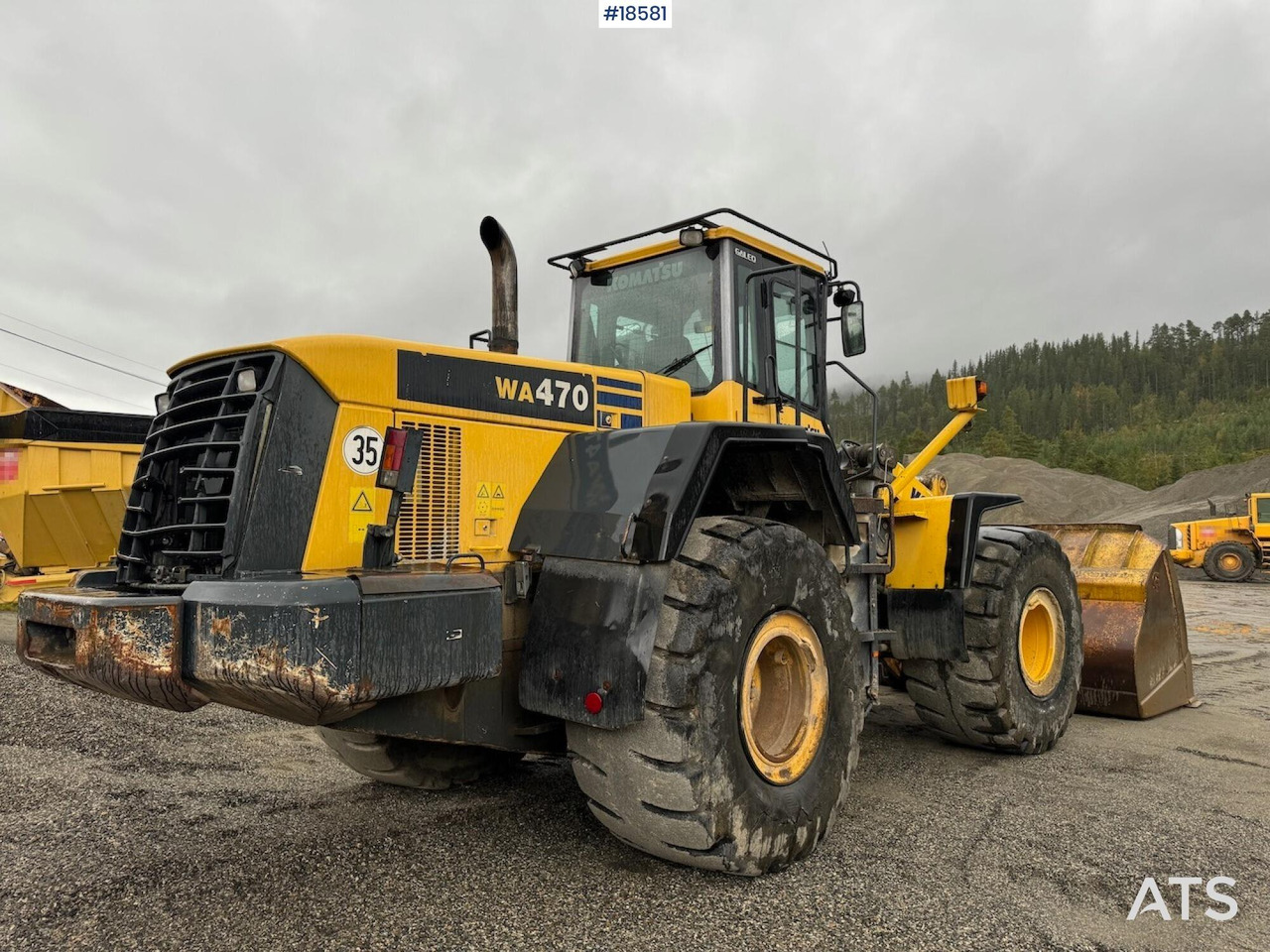 Komatsu 2004 Komatsu WA470-5H Hjullaster m/ skuffe - Hjullaster: bilde 4 Komatsu 2004 Komatsu WA470-5H Hjullaster m/ skuffe - Hjullaster: bilde 4