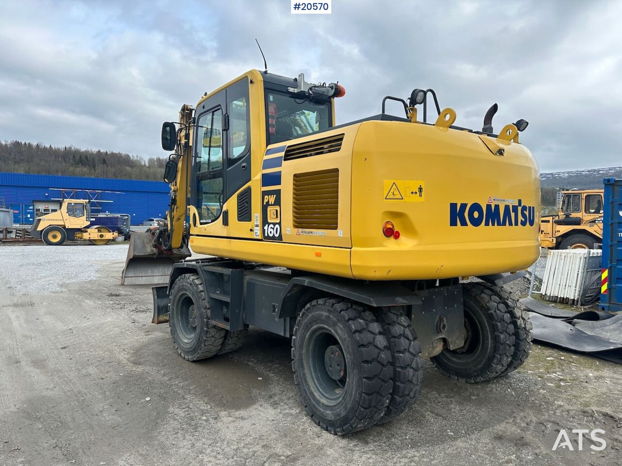 Komatsu PW160-10 - Gravemaskin: bilde 3 Komatsu PW160-10 - Gravemaskin: bilde 3