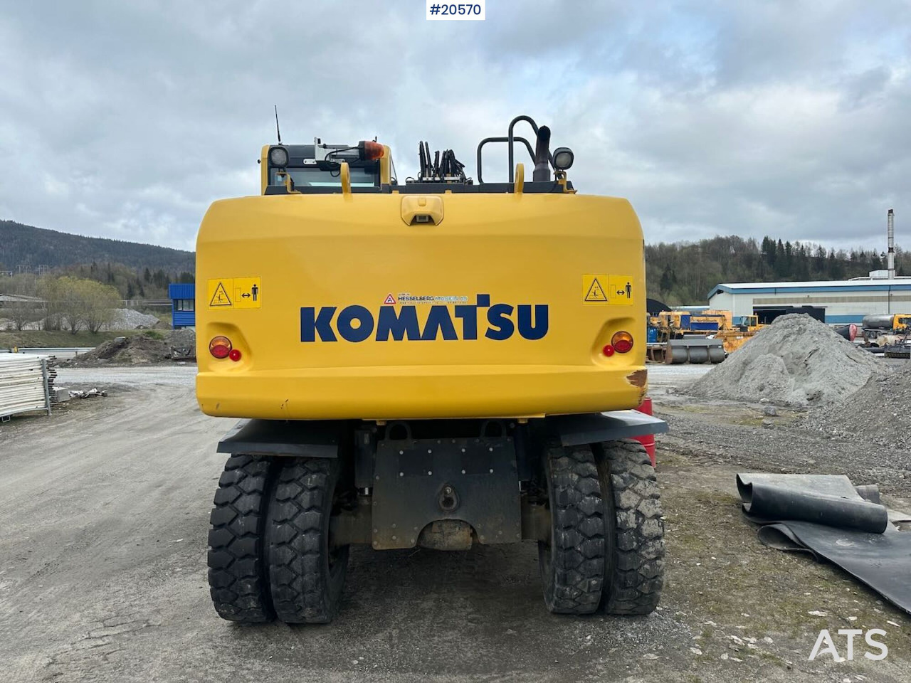 Komatsu PW160-10 - Gravemaskin: bilde 4 Komatsu PW160-10 - Gravemaskin: bilde 4