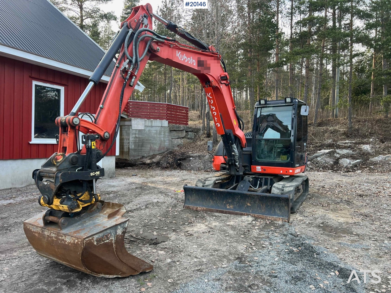 Kubota KX080-4 - Gravemaskin: bilde 2 Kubota KX080-4 - Gravemaskin: bilde 2