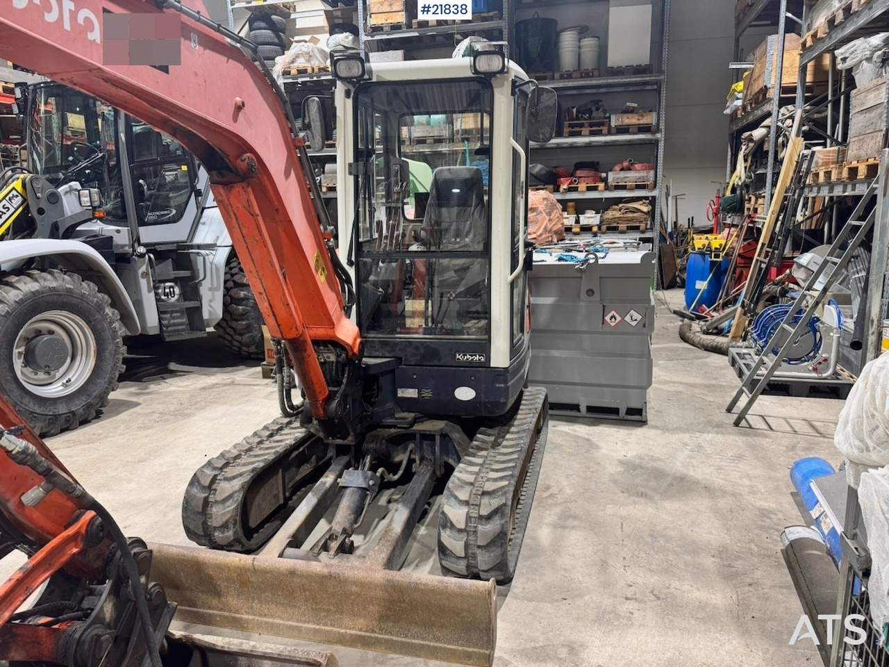 Kubota KX101-3 Minigraver m/ Skuffe og Klype. - Minigraver: bilde 4 Kubota KX101-3 Minigraver m/ Skuffe og Klype. - Minigraver: bilde 4