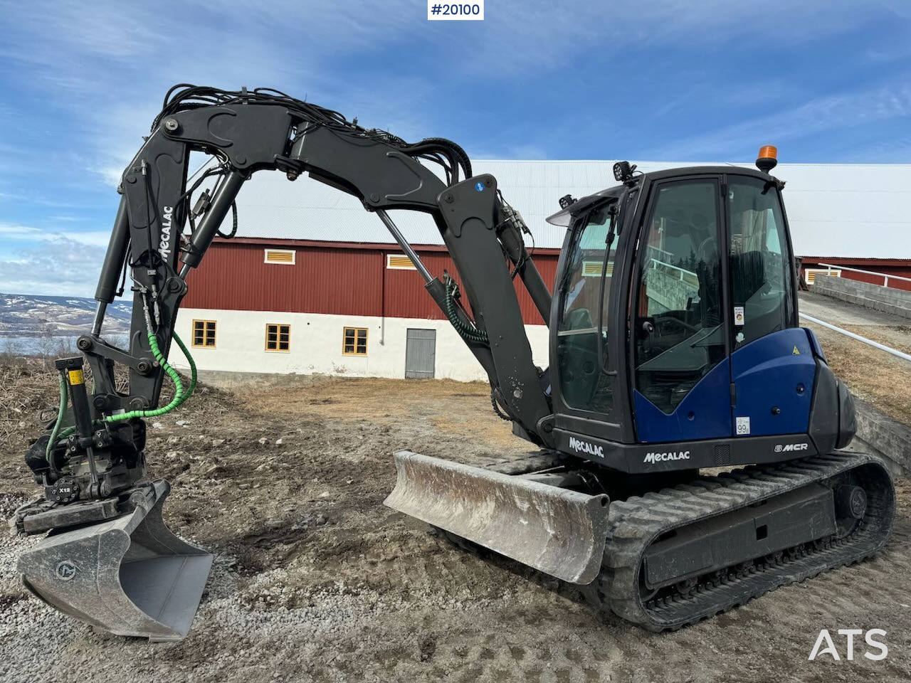 Mecalac 8 MCR-T4 - Minigraver: bilde 1 Mecalac 8 MCR-T4 - Minigraver: bilde 1