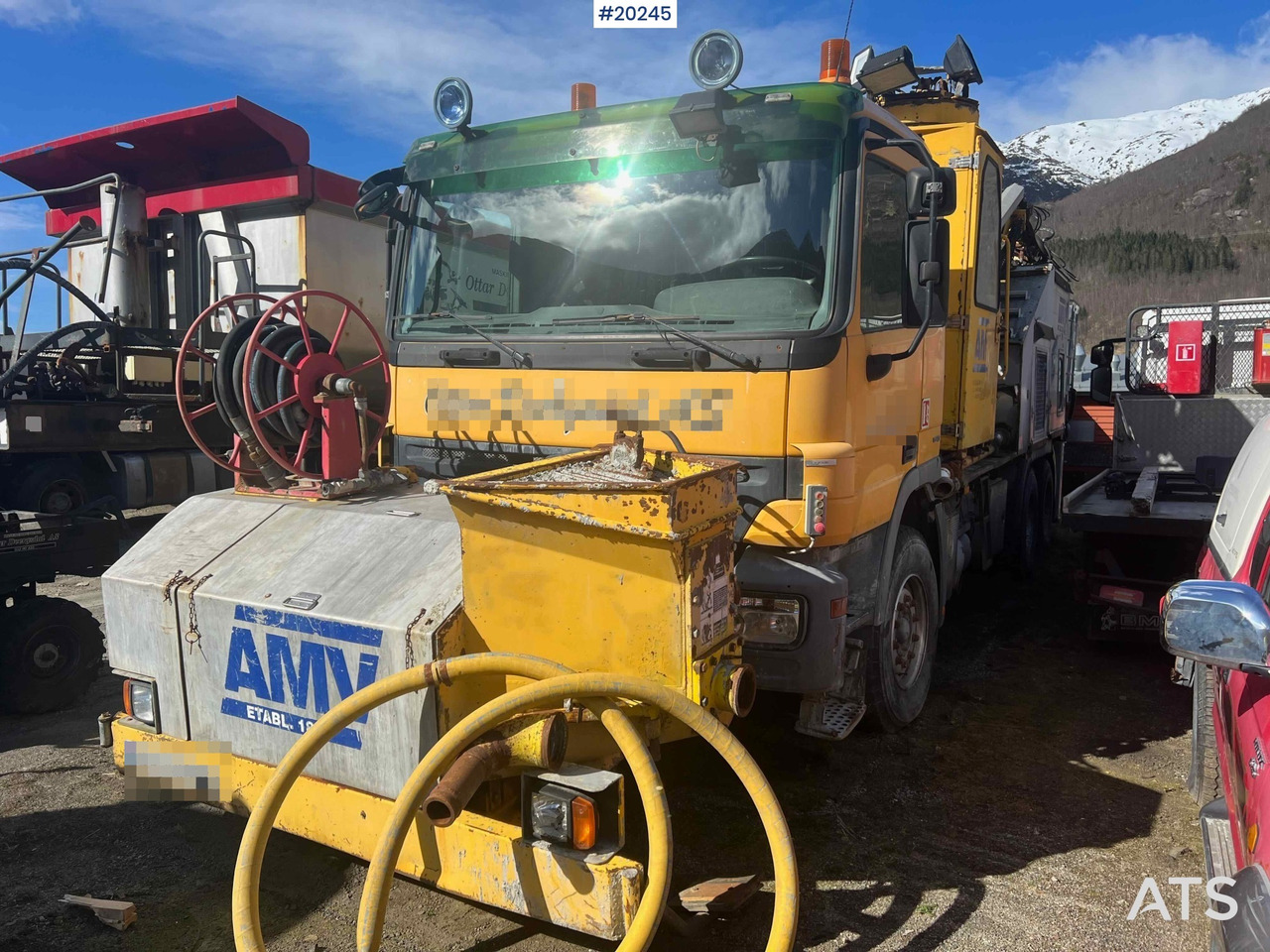 Mercedes Actros 2641 6x4 M/ 2008 AMV 7450 Betong sprøyterigg påbygg - Betongpumpe: bilde 4 Mercedes Actros 2641 6x4 M/ 2008 AMV 7450 Betong sprøyterigg påbygg - Betongpumpe: bilde 4