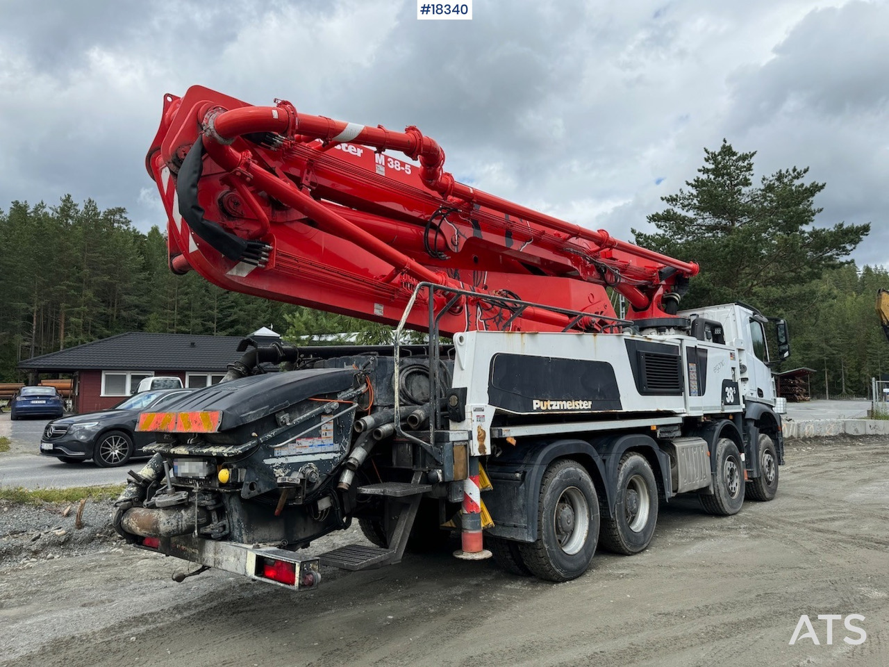 Mercedes Arocs - Betongpumpe: bilde 3 Mercedes Arocs - Betongpumpe: bilde 3