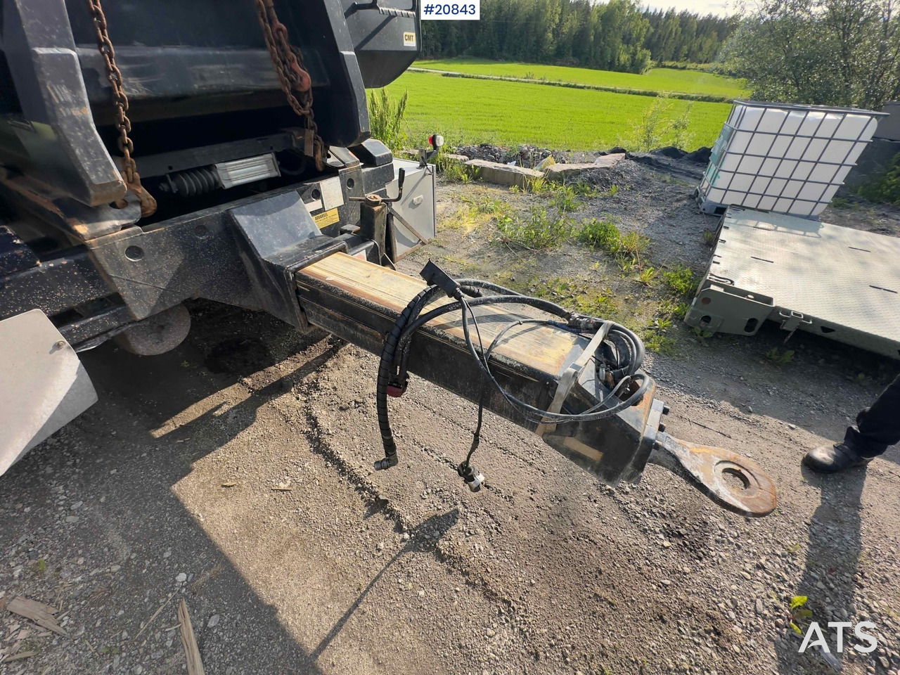 Krokhenger/ Liftdumper henger NOR SLEP 2 akslet krokhenger med tipp: bilde 17