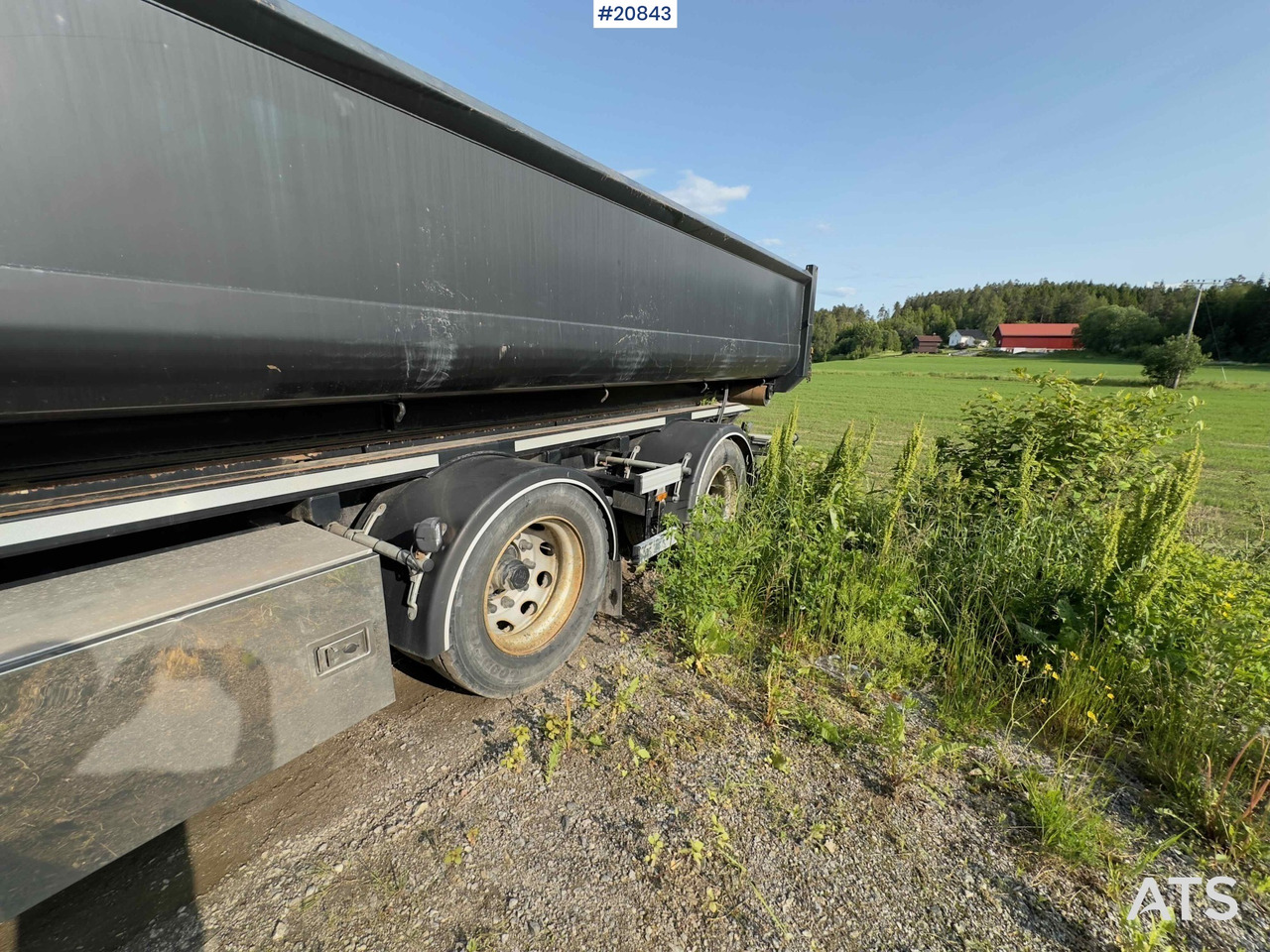Krokhenger/ Liftdumper henger NOR SLEP 2 akslet krokhenger med tipp: bilde 8