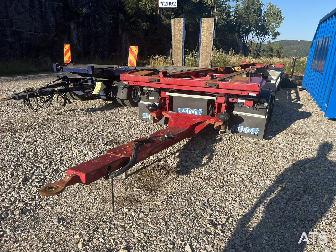 Narko 4 akslet container henger - Chassis tilhenger: bilde 2 Narko 4 akslet container henger - Chassis tilhenger: bilde 2