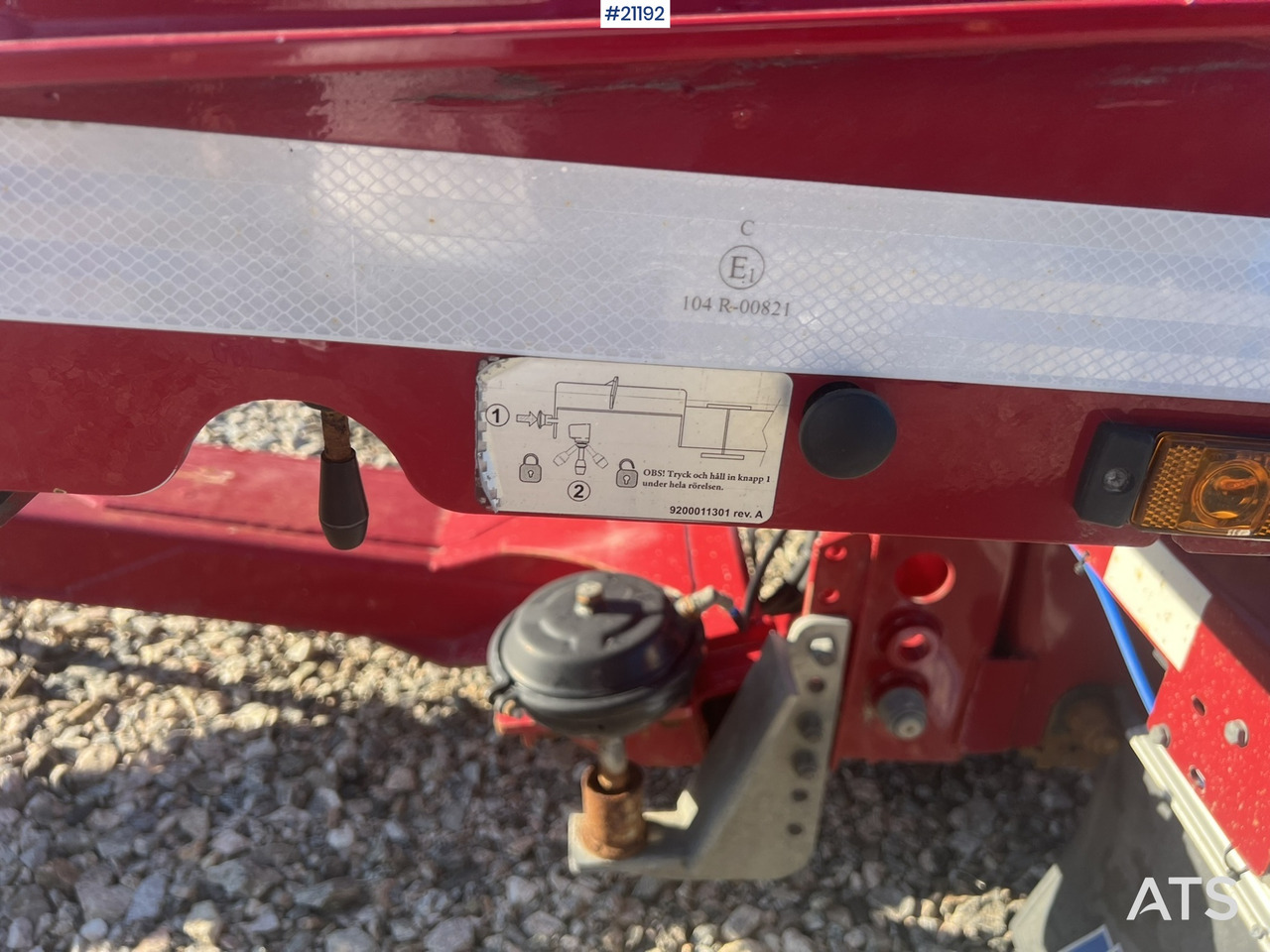 Krokhenger/ Liftdumper henger Narko 4 akslet container henger: bilde 23