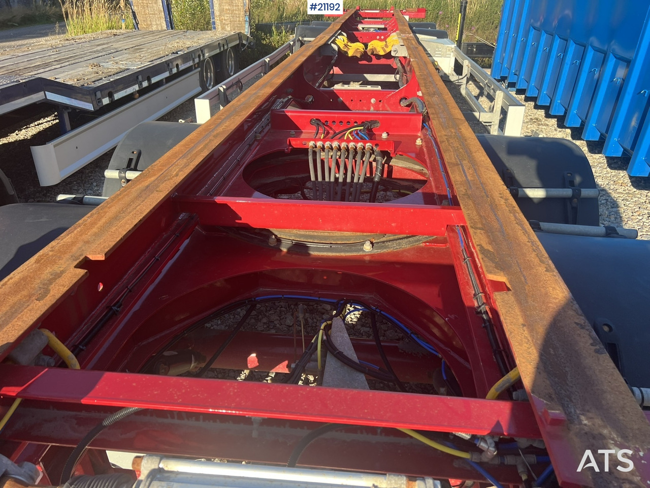 Krokhenger/ Liftdumper henger Narko 4 akslet container henger: bilde 22