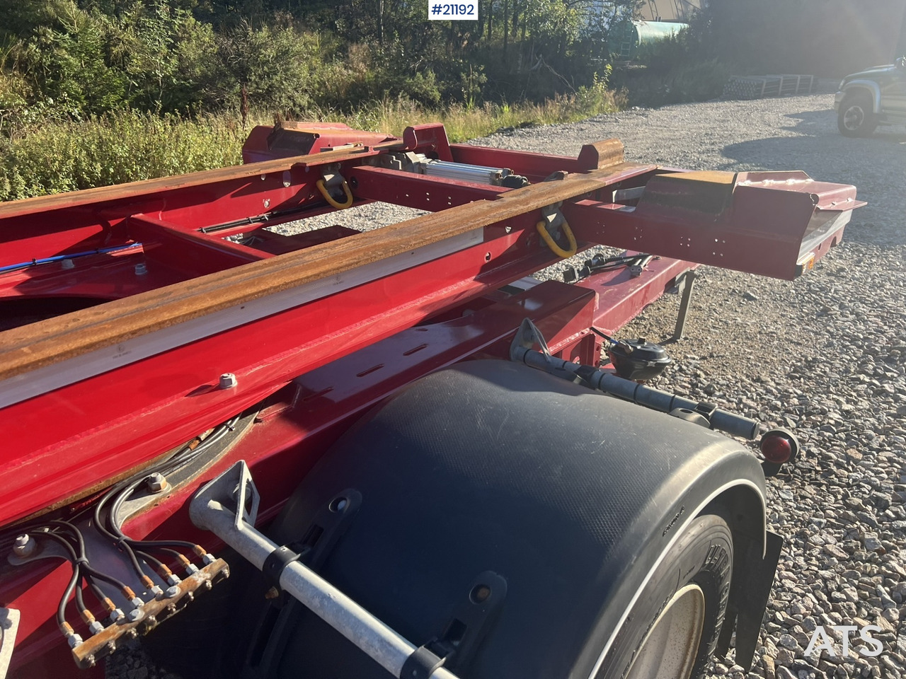 Krokhenger/ Liftdumper henger Narko 4 akslet container henger: bilde 12