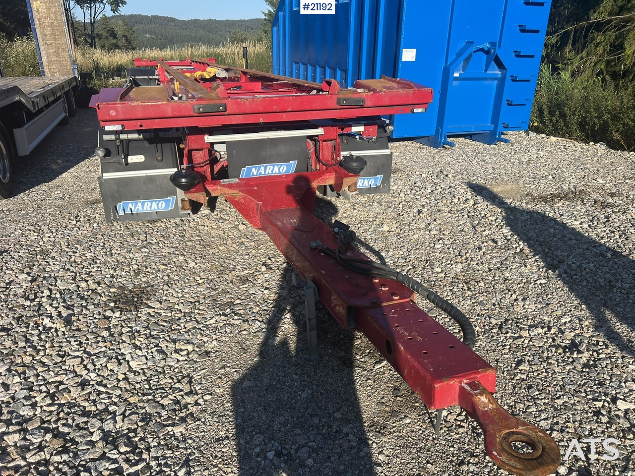 Narko 4 akslet container henger - Chassis tilhenger: bilde 4 Narko 4 akslet container henger - Chassis tilhenger: bilde 4