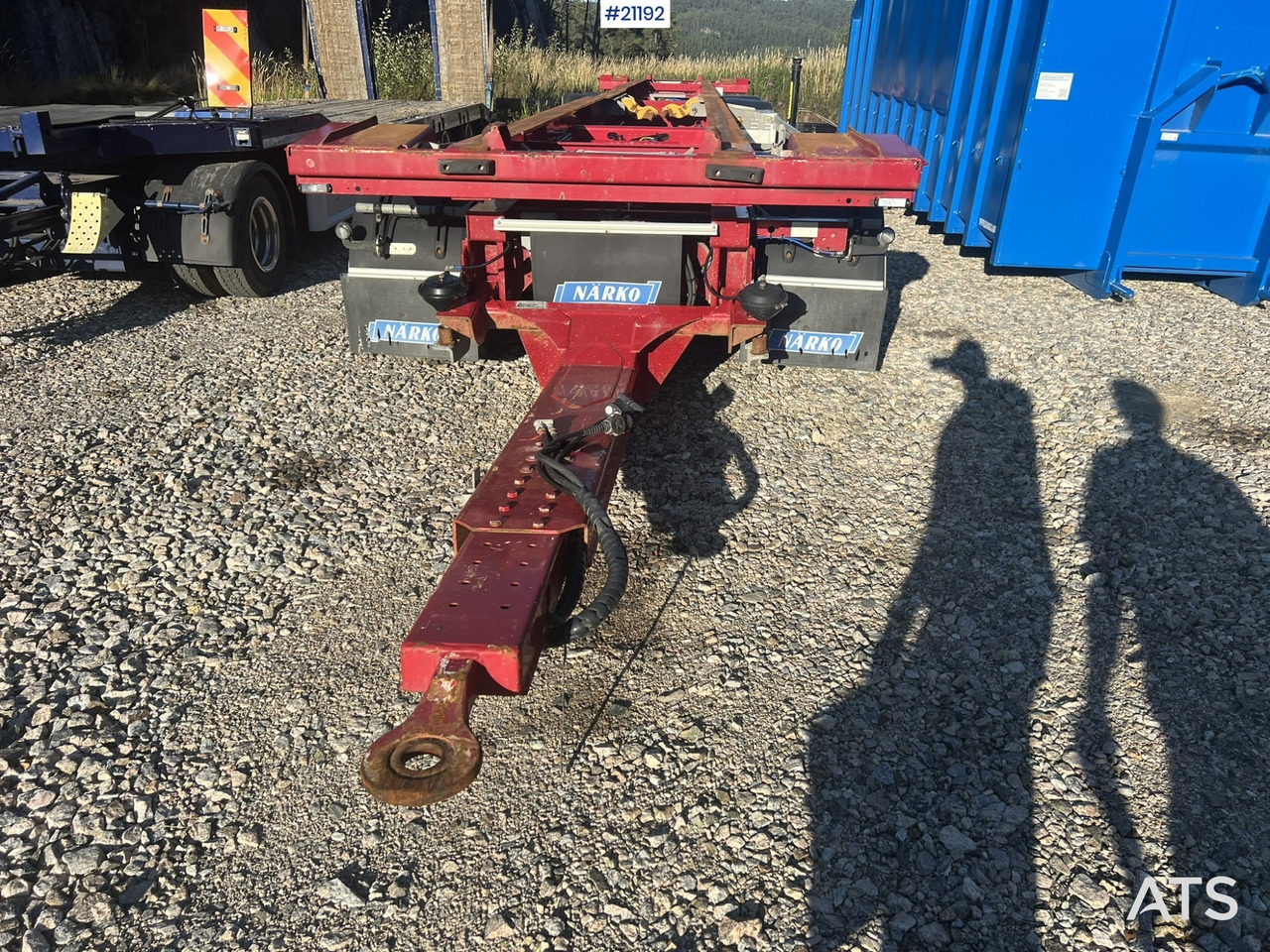 Narko 4 akslet container henger - Chassis tilhenger: bilde 3 Narko 4 akslet container henger - Chassis tilhenger: bilde 3