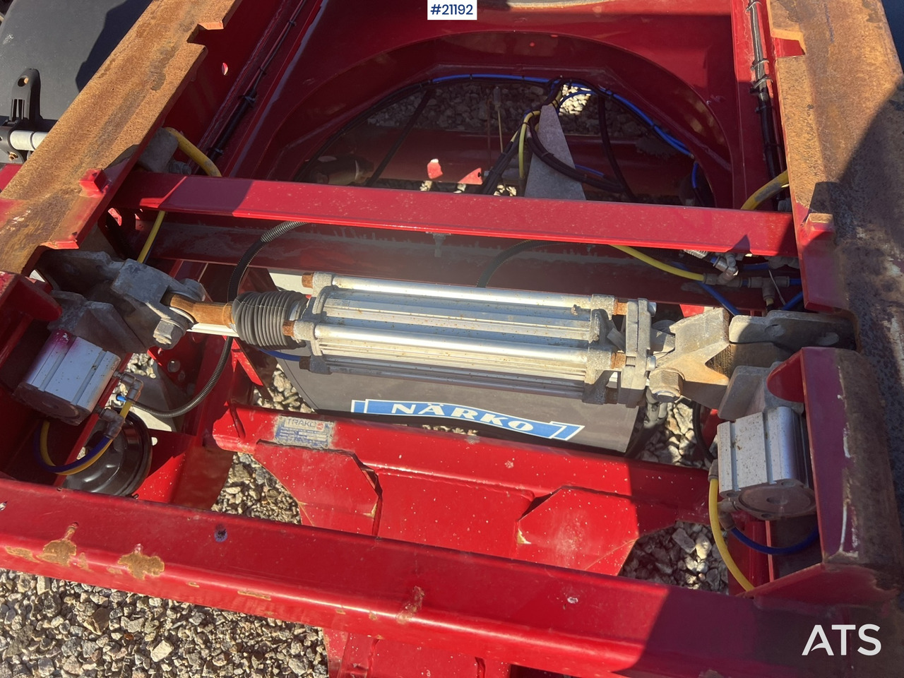 Krokhenger/ Liftdumper henger Narko 4 akslet container henger: bilde 21