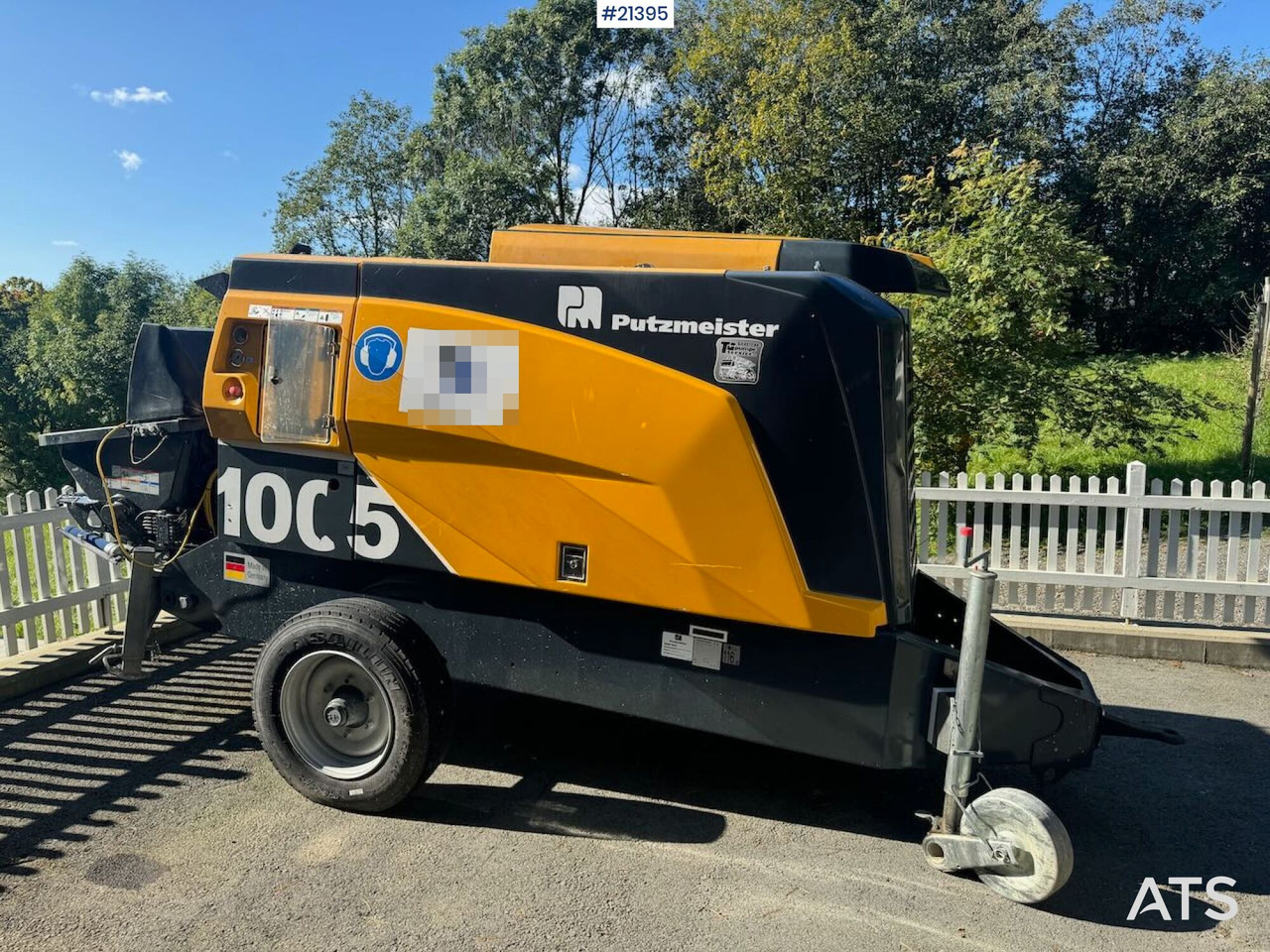 Putzmeister BSA 1005 D5 - Stasjonær betongpumpe: bilde 1 Putzmeister BSA 1005 D5 - Stasjonær betongpumpe: bilde 1