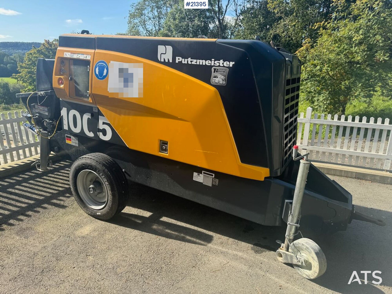 Putzmeister BSA 1005 D5 - Stasjonær betongpumpe: bilde 3 Putzmeister BSA 1005 D5 - Stasjonær betongpumpe: bilde 3