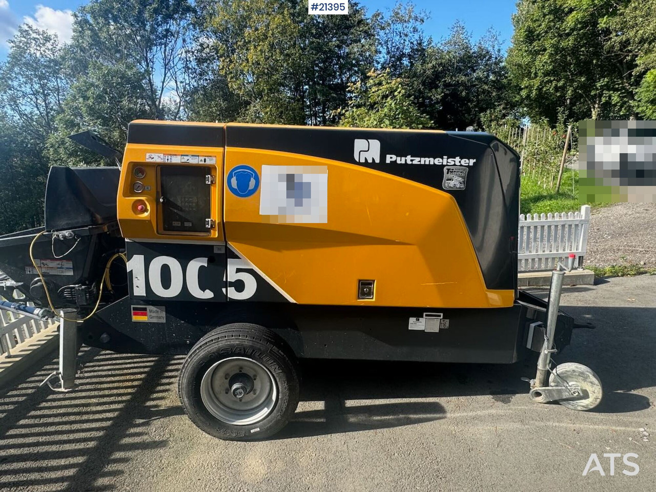 Putzmeister BSA 1005 D5 - Stasjonær betongpumpe: bilde 2 Putzmeister BSA 1005 D5 - Stasjonær betongpumpe: bilde 2