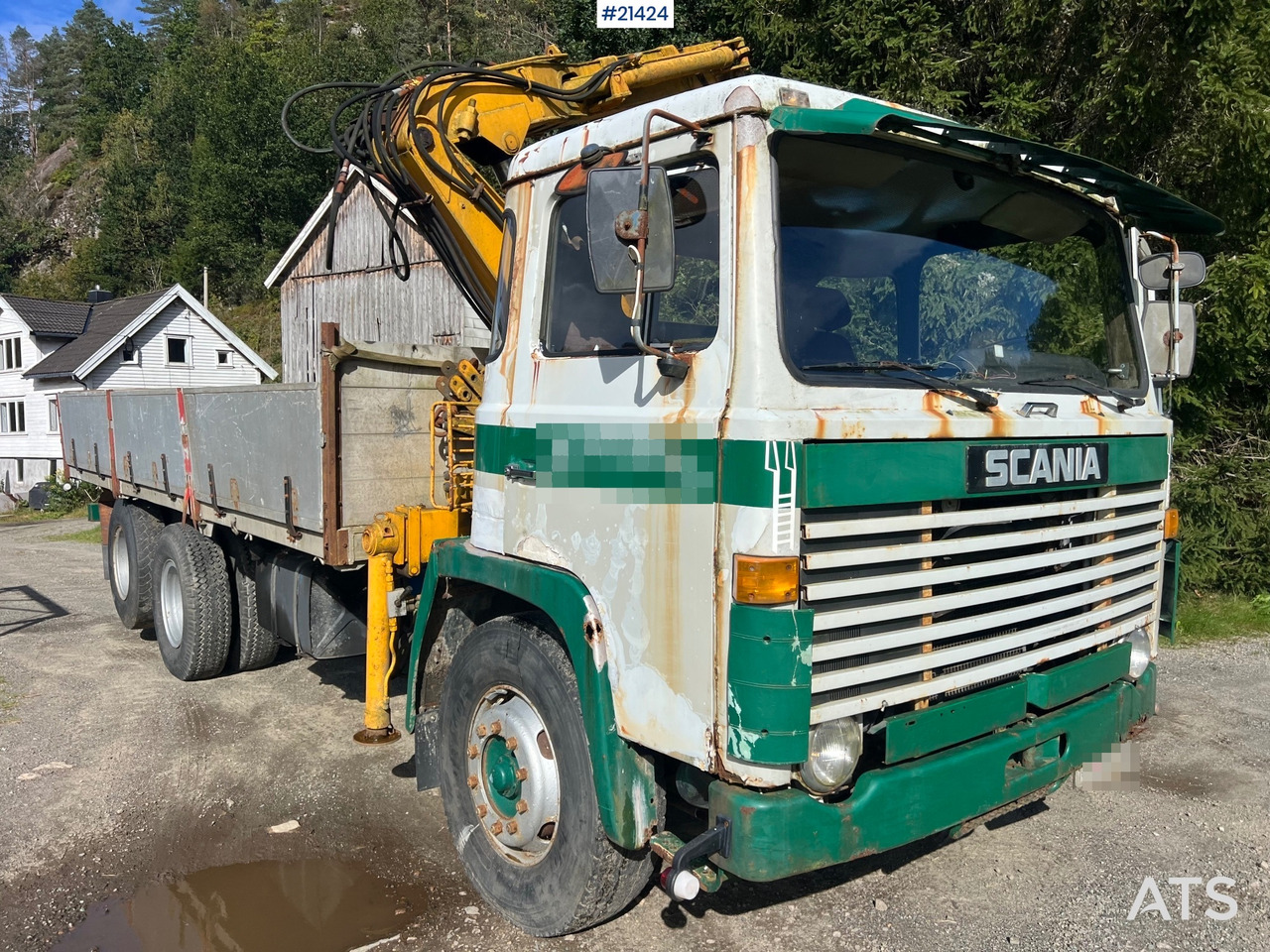 Scania LB 81 6x2 Kranbil m/ 10t/m kran og tipp Rep.Objekt - Kranbil: bilde 2 Scania LB 81 6x2 Kranbil m/ 10t/m kran og tipp Rep.Objekt - Kranbil: bilde 2