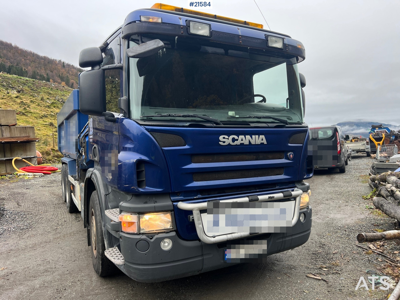 Scania P380 6x2 kranbil m/tipp, m/14t/ og m/Hiab kran - Kranbil: bilde 4 Scania P380 6x2 kranbil m/tipp, m/14t/ og m/Hiab kran - Kranbil: bilde 4