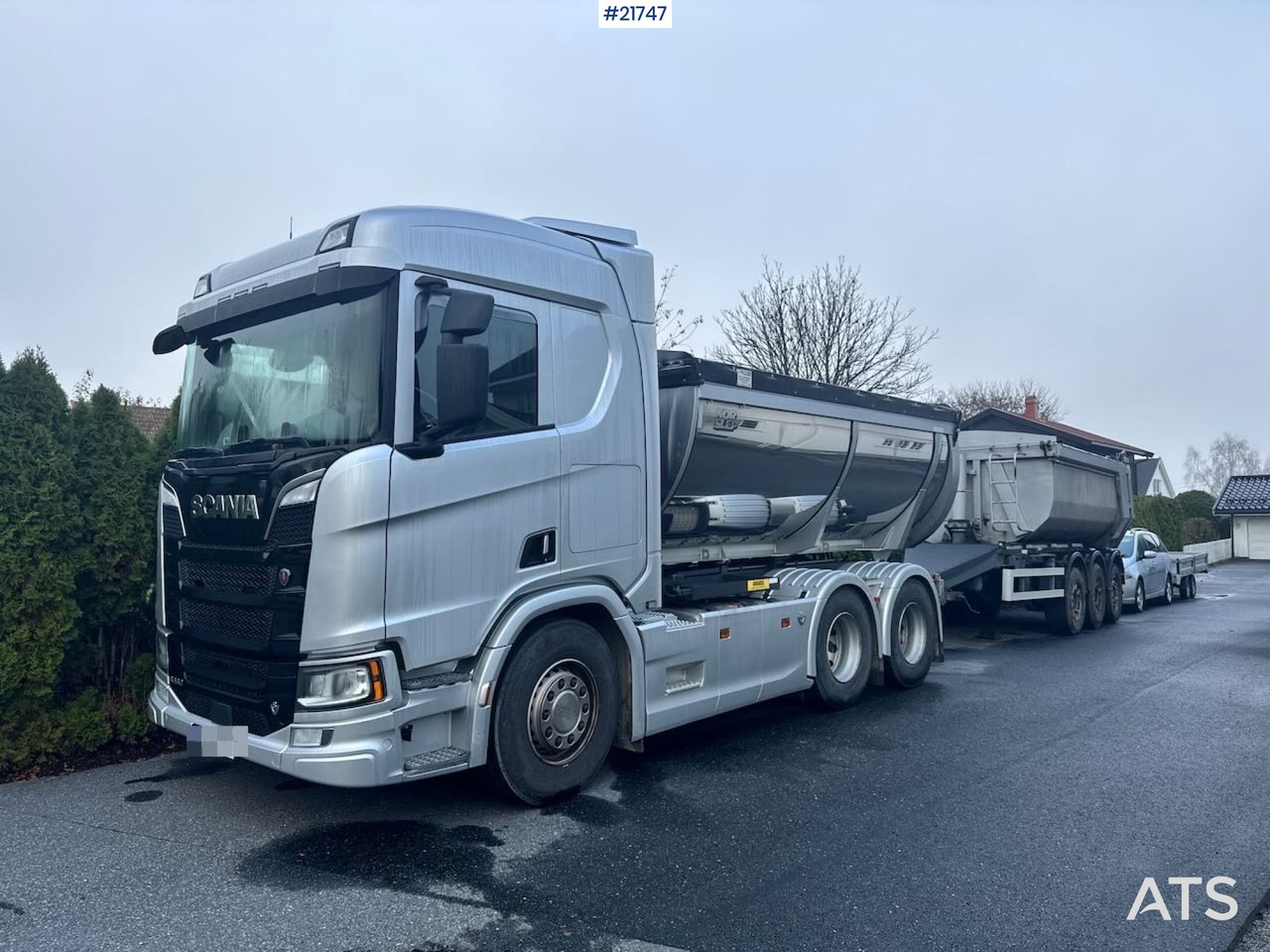Scania R660 6X4 Asfaltbil m/ Carnehl asfaltkjerre - Tippbil: bilde 2 Scania R660 6X4 Asfaltbil m/ Carnehl asfaltkjerre - Tippbil: bilde 2