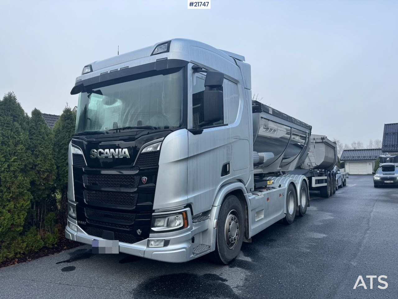 Scania R660 6X4 Asfaltbil m/ Carnehl asfaltkjerre - Tippbil: bilde 1 Scania R660 6X4 Asfaltbil m/ Carnehl asfaltkjerre - Tippbil: bilde 1