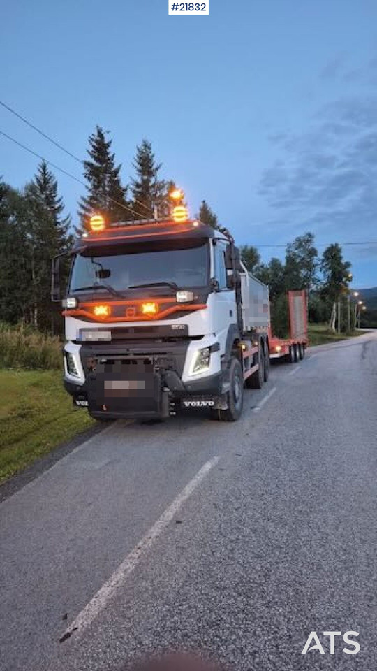 Volvo 2019 Volvo FMX 6x6 brøyterigget tippbil m/ 9,5 t/m kran, 2 sett dekk og lettkasse - Tippbil: bilde 2 Volvo 2019 Volvo FMX 6x6 brøyterigget tippbil m/ 9,5 t/m kran, 2 sett dekk og lettkasse - Tippbil: bilde 2