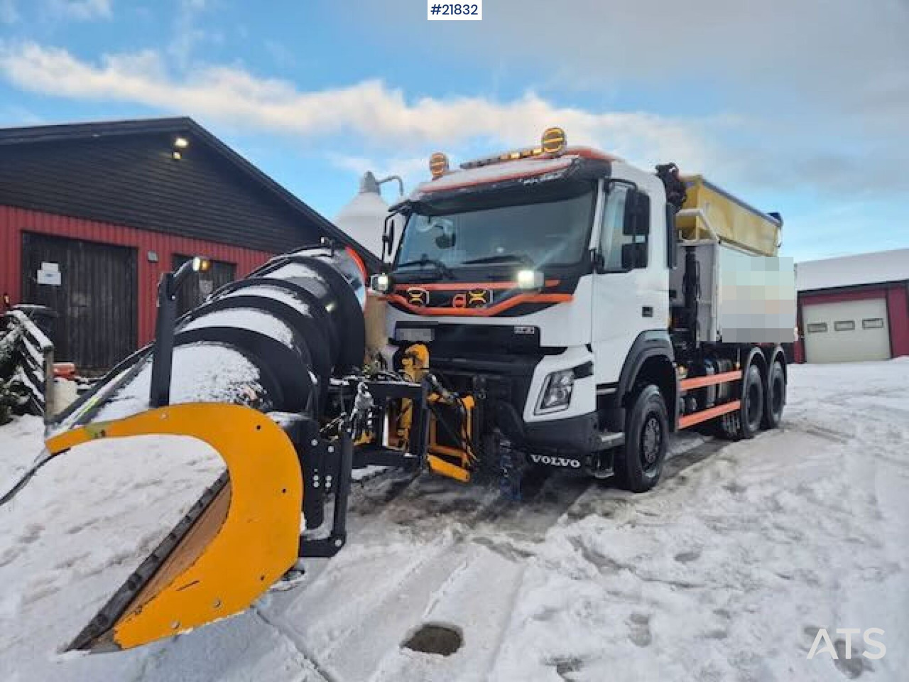Volvo 2019 Volvo FMX 6x6 brøyterigget tippbil m/ 9,5 t/m kran, 2 sett dekk og lettkasse - Tippbil: bilde 3 Volvo 2019 Volvo FMX 6x6 brøyterigget tippbil m/ 9,5 t/m kran, 2 sett dekk og lettkasse - Tippbil: bilde 3