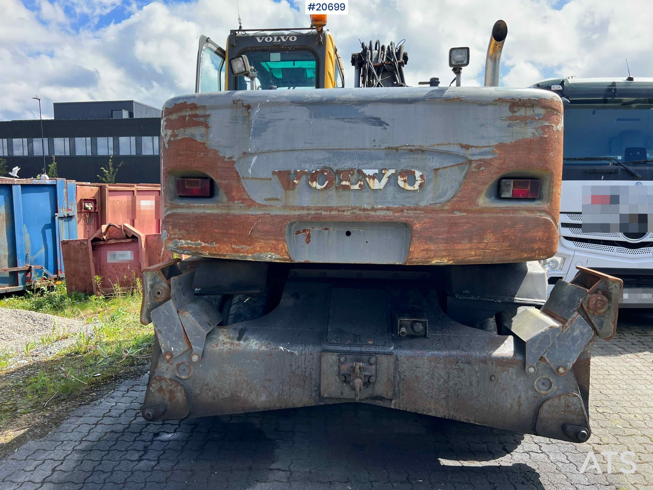 Volvo EW160B hjulmaskin m/ støtte bein og skjær - Hjullaster: bilde 5 Volvo EW160B hjulmaskin m/ støtte bein og skjær - Hjullaster: bilde 5