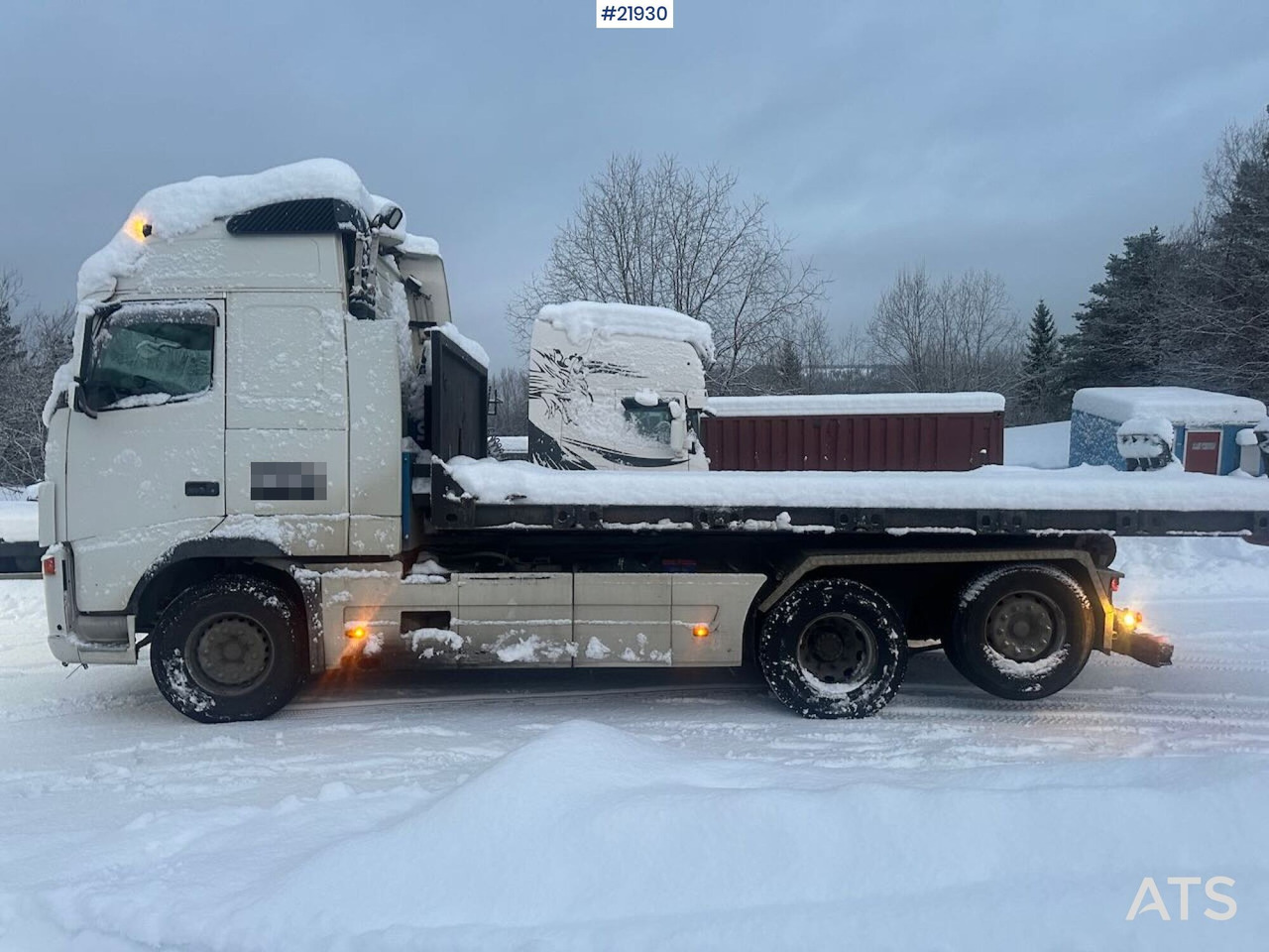 Krokbil Volvo FH12 brøyterigget krokbil m/ danskerumpe og flak. SE VIDEO: bilde 8 Krokbil Volvo FH12 brøyterigget krokbil m/ danskerumpe og flak. SE VIDEO: bilde 8