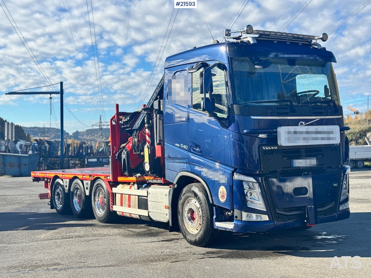 Volvo FH540 Kombibil - Kranbil: bilde 4 Volvo FH540 Kombibil - Kranbil: bilde 4